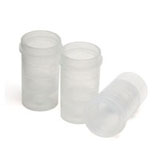 Sample vials, 2 mL, conical polyethylene, pk.1000 - (Use with PSD 95/96/97/100/120 )