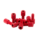 Nut, RED, 1/16" OD Tubing for BGB Safety & Waste Caps, pk.10