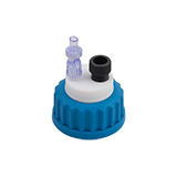 Safety-Cap GL45 for Prep HPLC, 1x 1/4"-Tubing Port, ea.