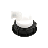 Safety-Cap S55 for Prep HPLC, 1x 3/16"-Tubing Port, ea.