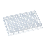 Well Microplate, round well, PP, 96 Positions, V-shape, 8mm dia., 450µl (non coated, non sterile, tested), pk.20