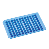 Sealmat, clear, Silicone/PTFE, for 96 position Well Microplate, dome base, 8mm diameter (non steril), ea.