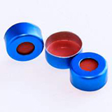 PTFE BLUE SEPTA CAPS, PKG. 100