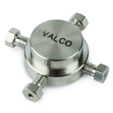 Restek Valco Fitting, Internal Cross, 1/16" tube, 0.75 bore, ea.