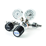 Restek Regulator, Chrome-Plated Brass, One Stage, Ultra High Purity Hydrogen, CGA 350, ea.