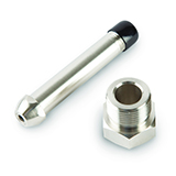 Restek Fitting, CGA 580, Nickel Plated Brass, 1/4"NPT Inert Gas, ea.