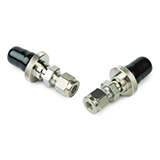 Restek Click-On In-line Super Clean® Connectors, 1/4" Stainless Steel, pk.2