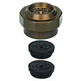 Restek Merlin Microseal Adapter Kit for Thermo Trace 1300/1310 Inlets, Includes: Qty 1 Microseal Nut and Qty 2 General Purpose Microseals (3 to 100psi)