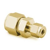 Restek Swagelok Fitting, 1/4" to 1/16" Reducing Union, Brass, pk.5