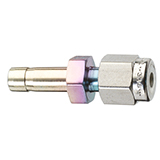 Restek Parker Fitting, 1/8" to 1/4" Tube End Reducer, Siltek/Sulfinert Treated, ea.