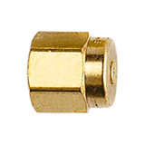 Restek Parker Fitting, 1/8" Plug, Brass, pk.10