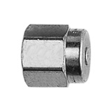 Restek Parker Fitting, 1/4" Plug, Stainless Steel, pk.4