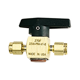 Restek Parker Valve, 1/4" Plug, Brass, ea., ea.