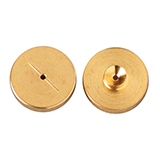 Restek Inlet Seals, 1.2mm Gold Plated, for Thermo 1300 and 1310 GCs, pk.2