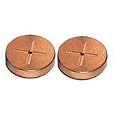 Restek Inlet Seals, 0.8mm Gold Plated Cross Disk for Thermo 1300 and 1310 GCs, pk.10