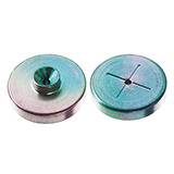 Restek Inlet Seals, 0.8mm Siltek® Cross Disk for Thermo 1300 and 1310 GCs, pk.10