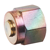 Restek Swagelok Fitting, 1/4" Plug, Siltek/Sulfinert Treated, Swagelok # SS-400-P, ea.