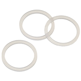 Replacement Silicone Washers for FID Collector Housing for Agilent 5890/6890/7890 GCs, pk.12