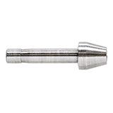 Restek Swagelok Fitting, 1/4" Port Connector, Stainless Steel, pk.2