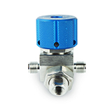 Restek 3 Port RAVEn - SS 1/4" Replacement Valve Stainless Steel Diaphragm Valve for Entech canisters, ea.