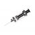 Hamilton 50ml Syringe 1050 SampleLock, Removable Needle, (22/51/2), ea.