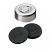 ND20 Center Tear-Off Crimp Cap with Septa Butyl Rubber, 55° shore A, 3.0mm, pk.1000