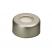 11mm Aluminum Crimp Seal (silver) with Septa PTFE/Silicone, pk.100