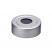 20mm Aluminum Pressure Release Crimp Seal (silver) with Septa PTFE/Gray Butyl Rubber, pk.100