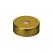 20mm Magnetic Crimp Seal (gold/5mm Hole) with Septa PTFE/Silicone, pk.100