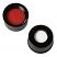 WISP 48 Cap (black) with Septa Red PTFE/Silicone 0.060" w/Slit, pk.1000