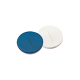 8mm Septa Silicone/PTFE, slitted, 0.9mm thick, pk.100