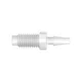 Adapter, Barbed to Threaded Male, Tefzel™ (ETFE), for use with Soft-Walled Tubing, Each 1/4-28 Flat-
